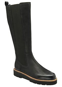 Leather Knee Boots by Ravel