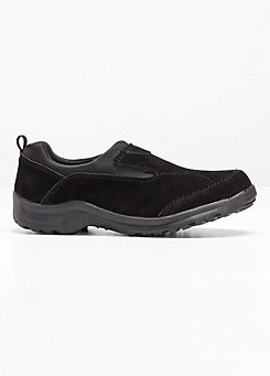 Leather Slip-On Trainers by bonprix