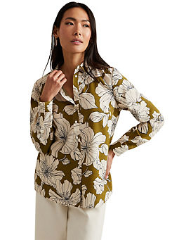 Lena Linear Floral Shirt by Phase Eight