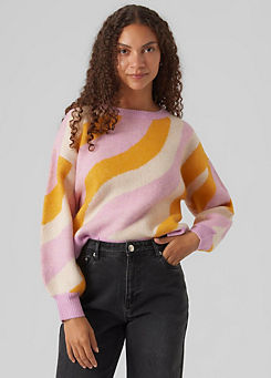 Lena Long Sleeve Knitted Jumper by Vero Moda