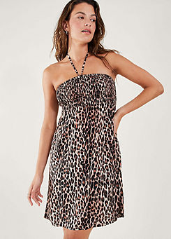 Leopard Bandeau Dress by Accessorize