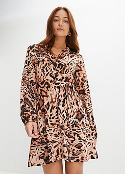 Leopard Wrap Dress by bonprix