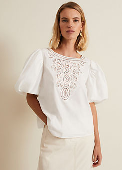Lillianna Lace Front Blouse by Phase Eight