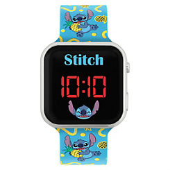 Lilo & Stitch Character Print Strap LED Kids Watch by Disney
