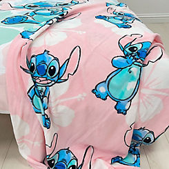 Lilo & Stitch Floral Garden Fleece Blanket by Disney
