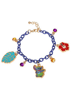 Lilo & Stitch Multicoloured Enamel Costume Charm Bracelet by Disney