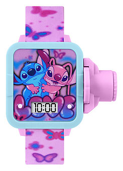 Lilo & Stitch Pink Strap Projection Watch by Disney