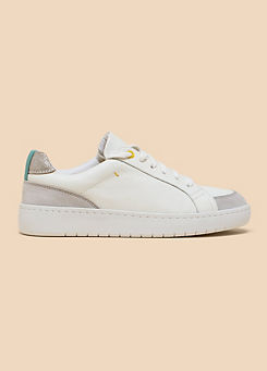 Lily Leather Suede Trainers by White Stuff