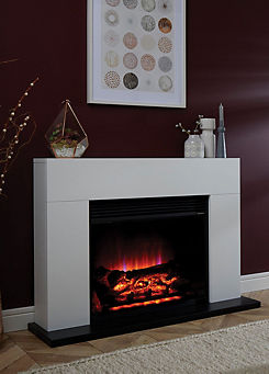 Lindale Electric Fireplace Suite by Suncrest
