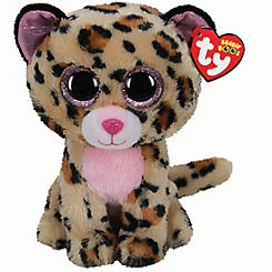 Livvie Leopard- Boo Medium Soft Toy by Ty