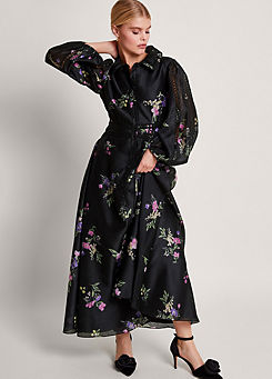 Lizza Floral Shirt Dress by Monsoon