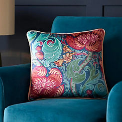 Llewelyn-Bowen Blue & Mag Down the Dilly 43 x 43cm Filled Cushion by Laurence