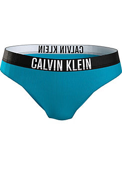 Logo Print Bikini Briefs by Calvin Klein