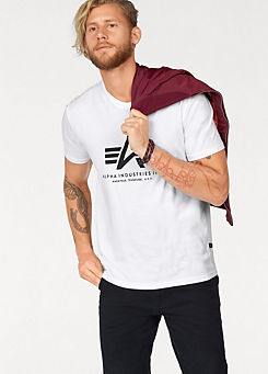 Logo Print Short Sleeve T-Shirt by Alpha Industries