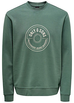 Logo Print Sweatshirt by Only & Sons