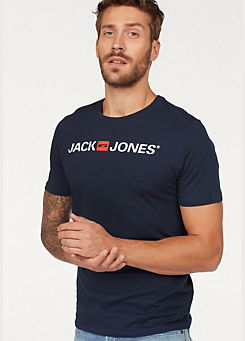 Logo Print T-Shirt by Jack & Jones