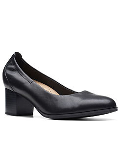 Loken Step Black Leather Shoes by Clarks