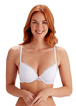 Lola Underwired Push Up Plunge Bra by Pretty Polly