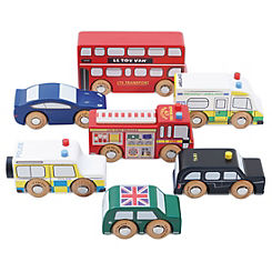 London Car Set by Le Toy Van