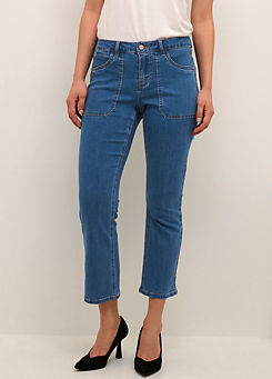 Lone Cropped Bootcut Leg Jeans by Cream