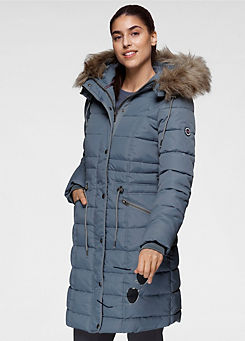 Long Quilted Coat by KangaROOS
