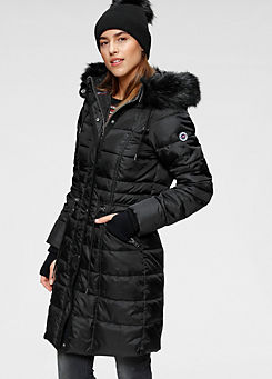 Long Quilted Coat by KangaROOS