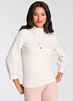 Long Sleeve Knitted Jumper by Laura Scott
