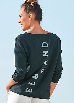 Long Sleeve Printed Sweatshirt by Elbsand