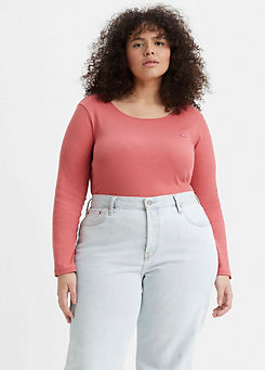 Long Sleeve Round Neck Top by Levi’s® Plus