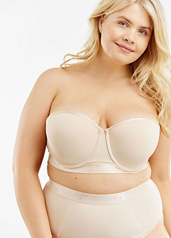 Longline Underwired Moulded Strapless Bra by Oola