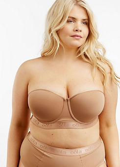 Longline Underwired Moulded Strapless Bra by Oola