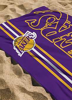 Los Angeles Lakers 100% Cotton Beach Towel by NBA