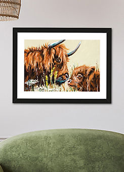 Louise Brown Mothers Love Framed Print by The Art Group
