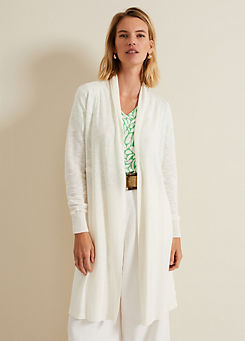 Louise Linen Longline Cardigan by Phase Eight