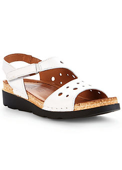 Low Wedge Strap Sandals by Riva