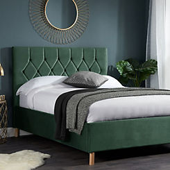 Loxley Fabric Bed by Birlea