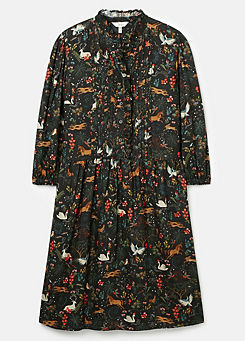 Lucia Frilled Neck Dress by Joules