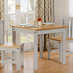 Ludlow Wooden Table & 2 Chairs Dining Set