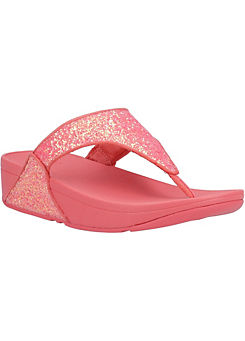Lulu Glitter Toe-Post Sandals by FitFlop