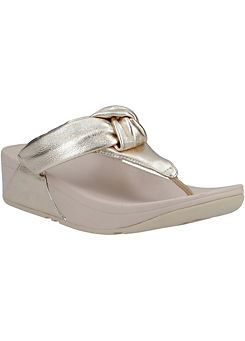 Lulu Padded Knot Toe Post Sandals by FitFlop