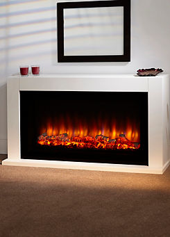 Lumley White Gloss & Black Fire Suite by Suncrest