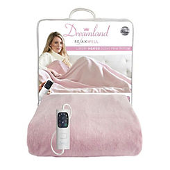 Luxury Heated Throw - Pink by Dreamland