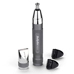 MEN Super X-Metal Series High Performance Diamond Precision Nose and Eyebrow Hair Trimmer by BaByliss