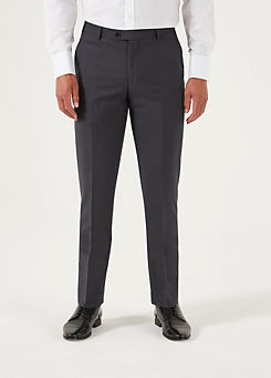 Madrid Charcoal Tailored Fit Suit Trousers by Skopes