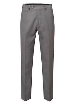 Madrid Grey Slim Fit Suit Trousers by Skopes