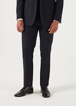 Madrid Navy Slim Fit Suit Trousers by Skopes