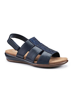 Madrid Navy Women’s Sandals by Hotter