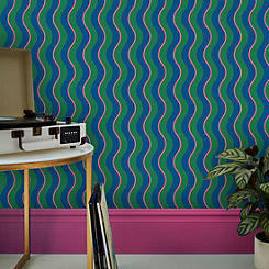 Making Waves Stripe Wallpaper by Envy