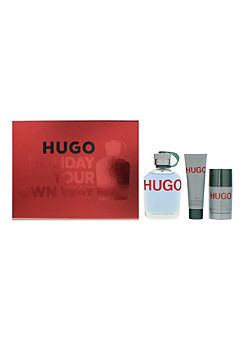Man 3 Piece Set - Eau De Toilette 125ml, Deodorant Stick 70g & Shower Gel 50ml by Hugo Boss