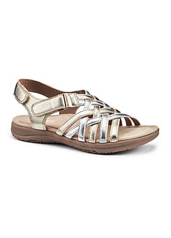 Maple Gold Silver Multi Women’s Sandals by Hotter